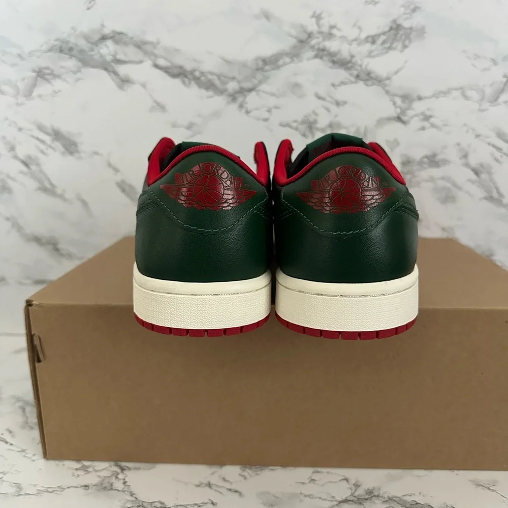Nike Air Jordan 1 Retro Low OG Black Gorge Green Shoes CZ0775 Women's Size 8.5